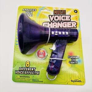 Multi Voice Changer Toy Megaphone Change 8 Voice Effects New Toysmith Works